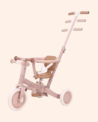 0027605 driewieler pink 4 in 1