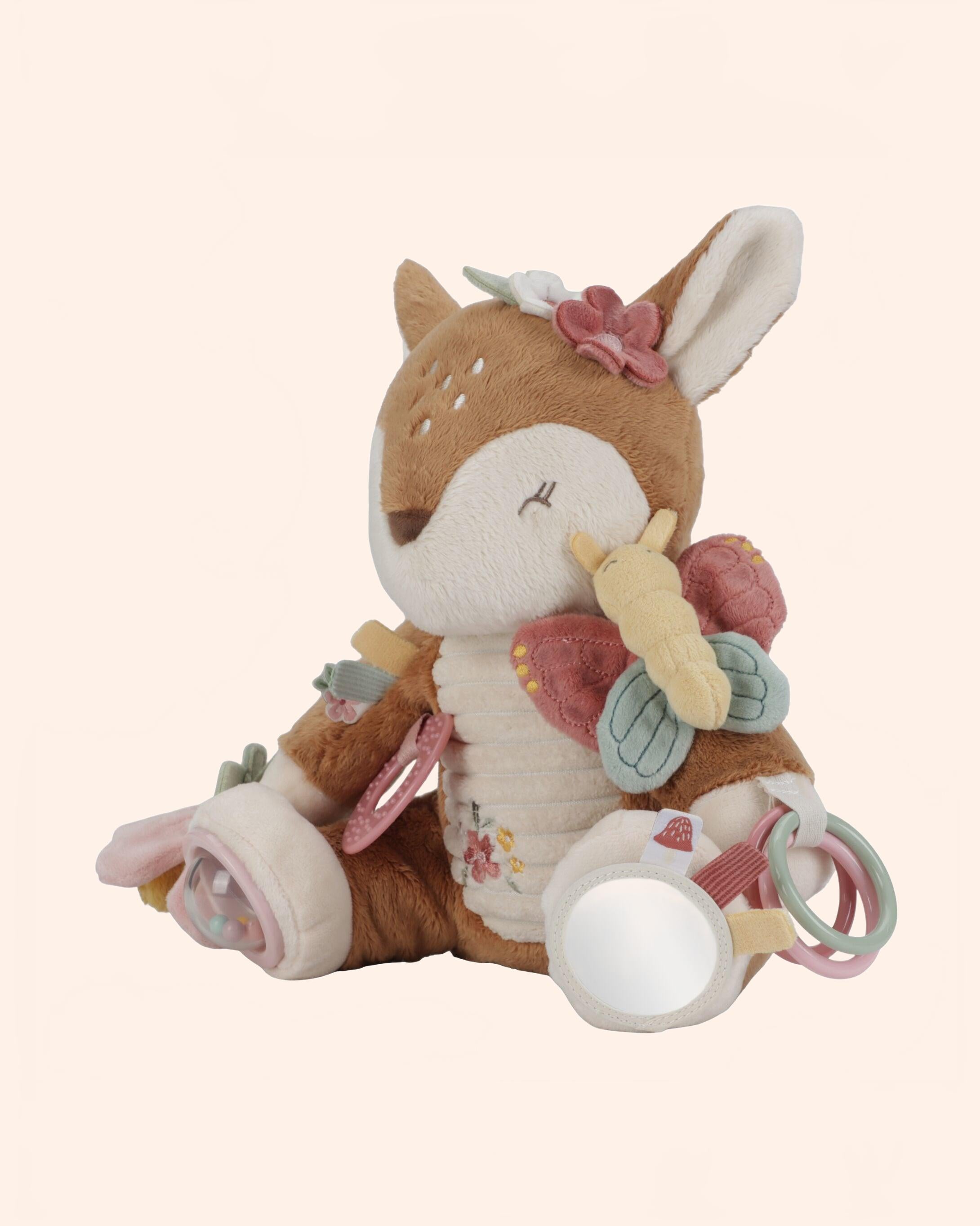 0028064 activiteitenknuffel roze fairy garden