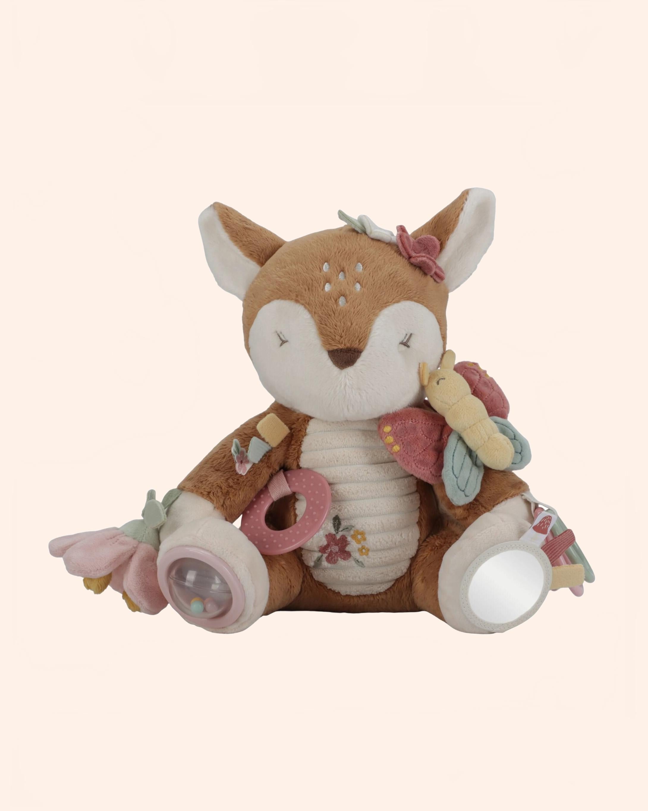 0028065 activiteitenknuffel roze fairy garden