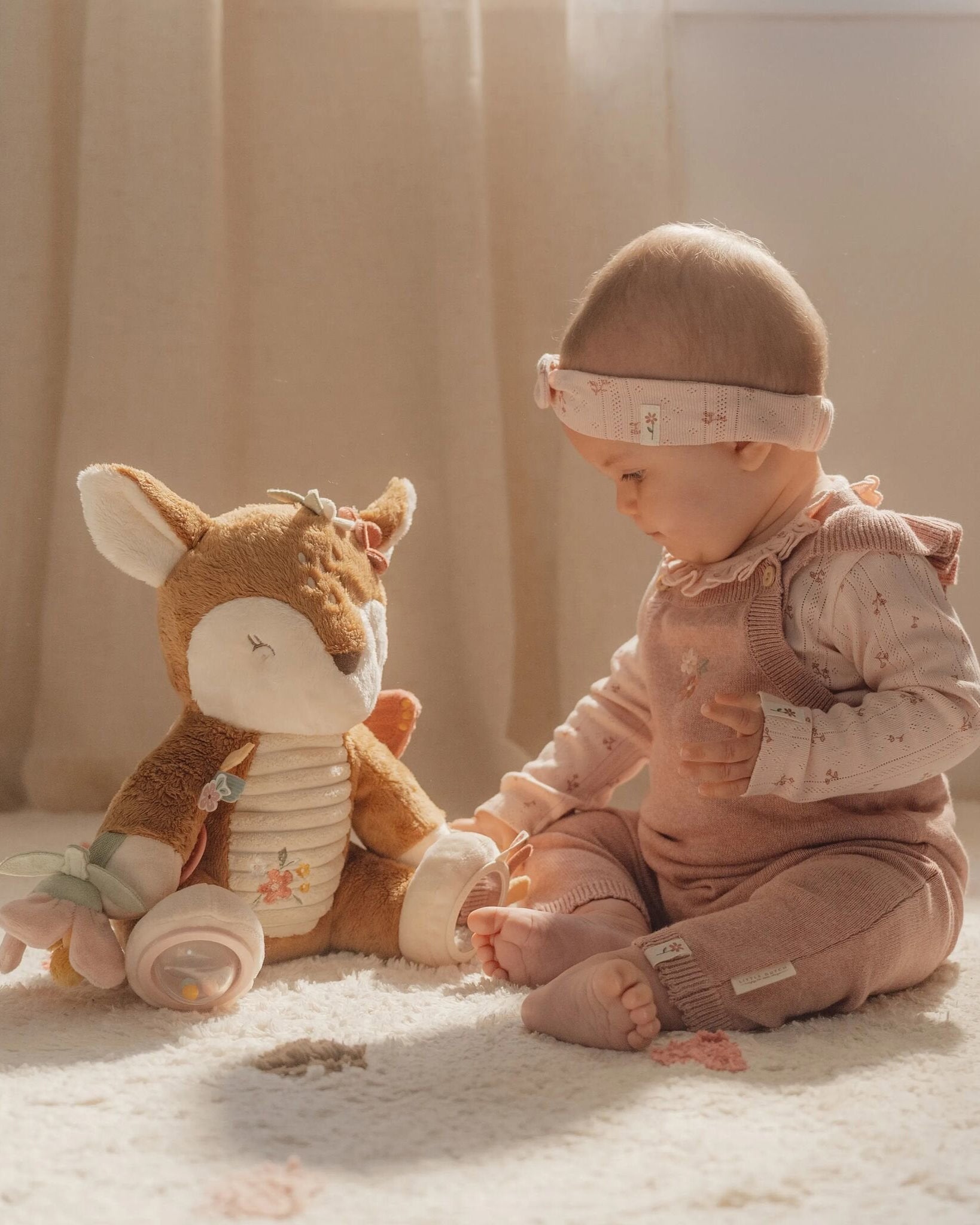 0028067 activiteitenknuffel roze fairy garden