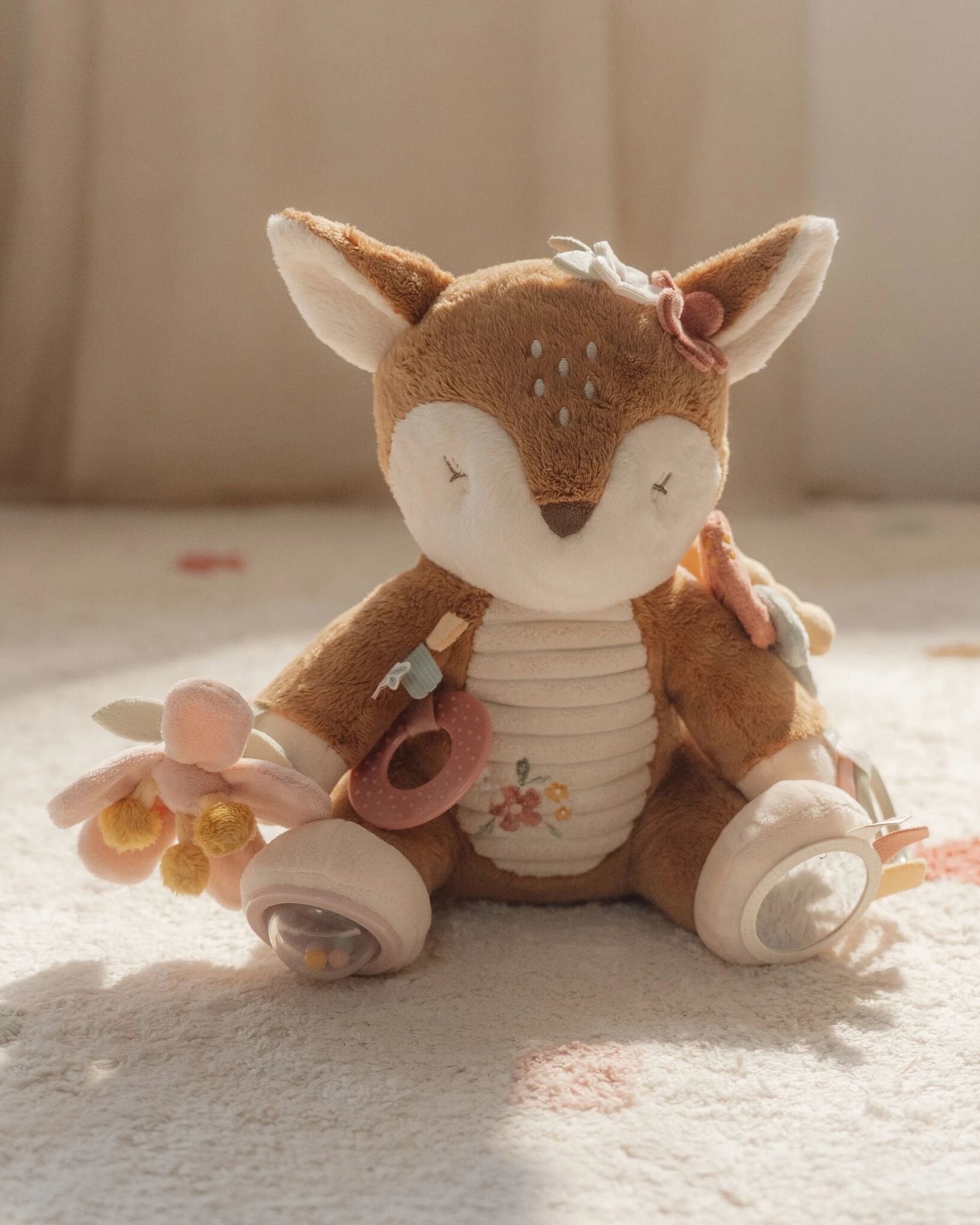0028068 activiteitenknuffel roze fairy garden