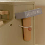 0029933 houten kassa met scanner en pinpaslezer