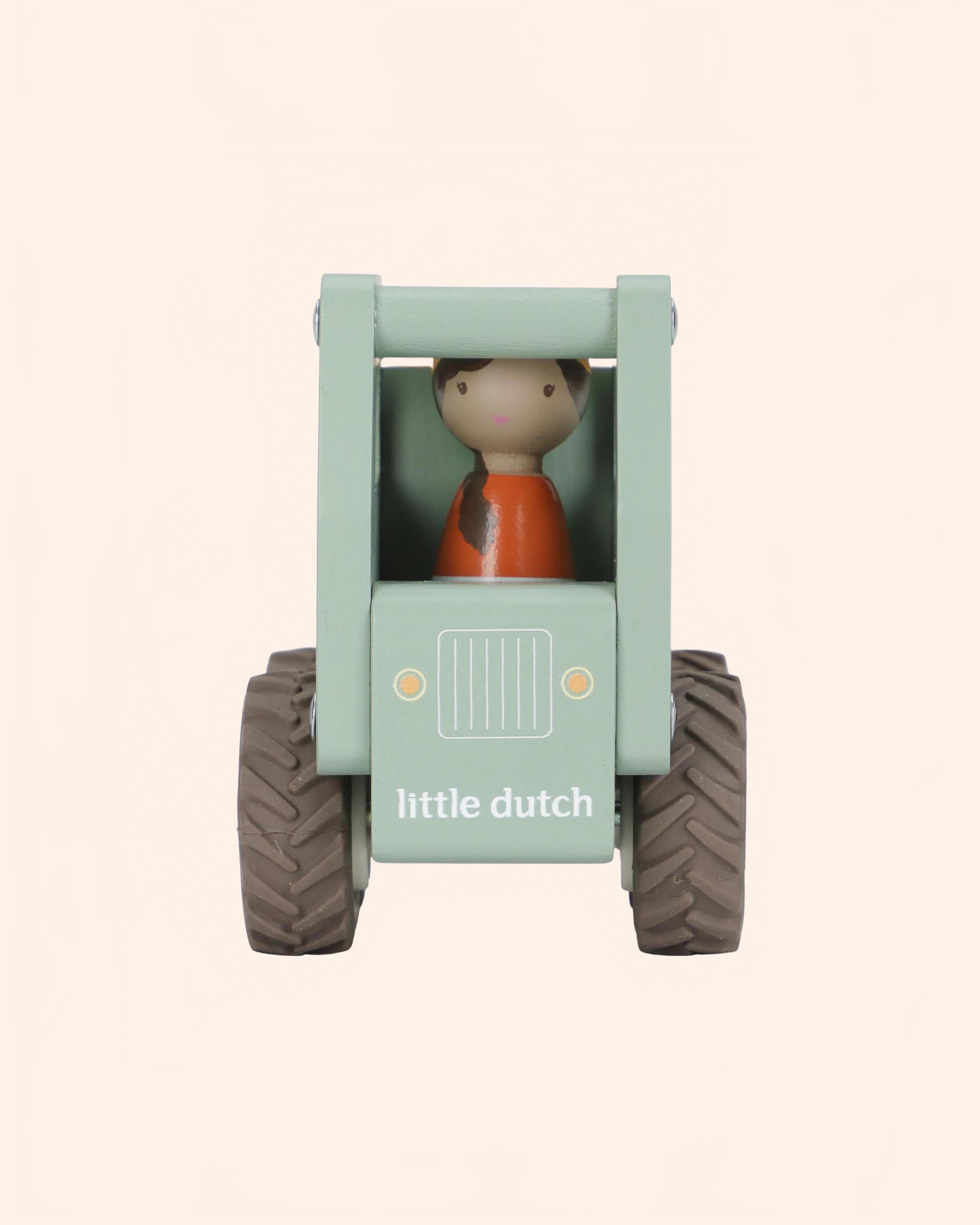 0030087 houten cementwagen groen essentials
