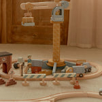 0030827 kraan set met treinbaan fsc