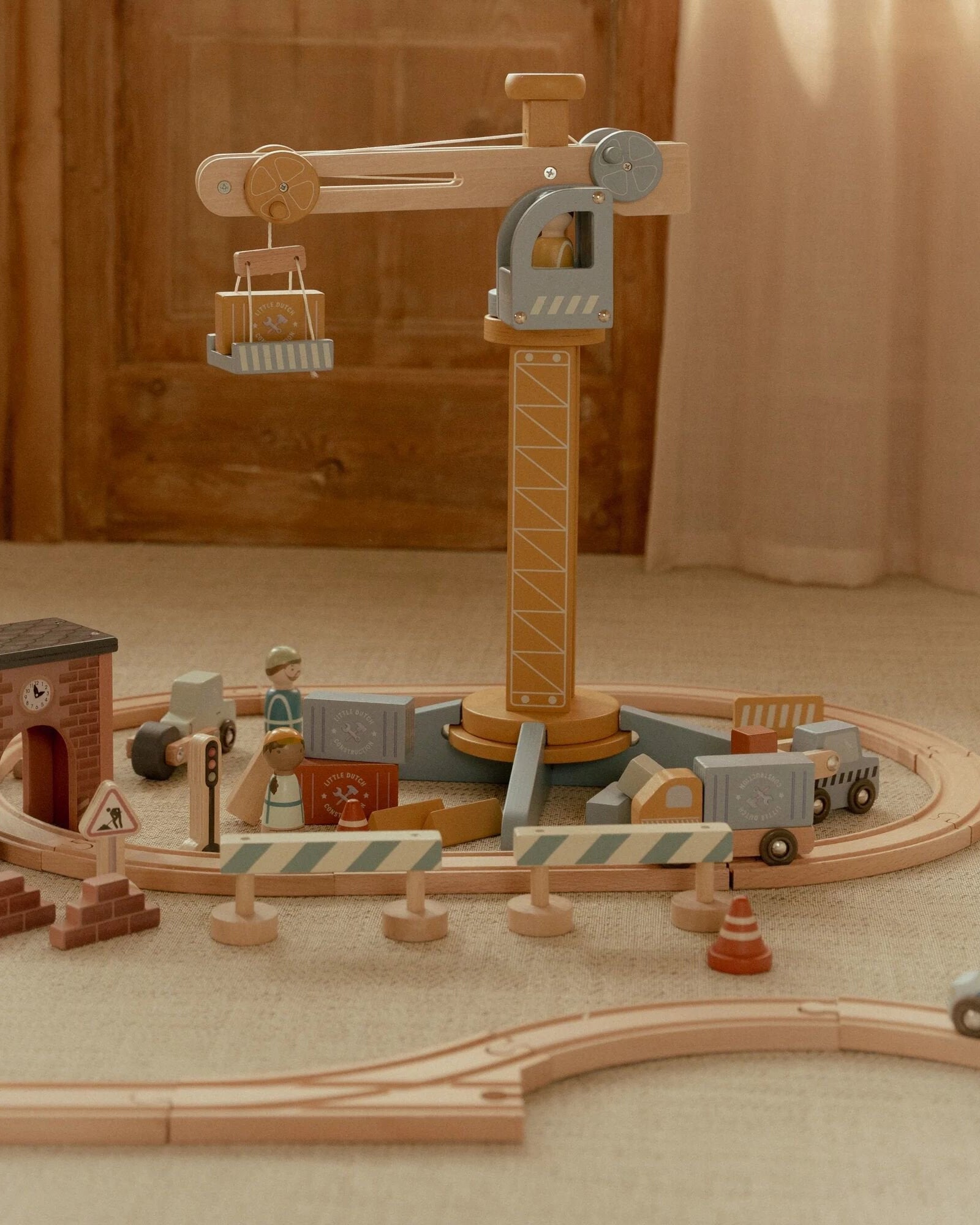 0030827 kraan set met treinbaan fsc