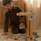0030829 kraan set met treinbaan fsc