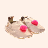 35231 chaussons rame pompon fluo 0 6m bd02 3
