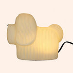 36373 lampe chien terrier blanc bd02