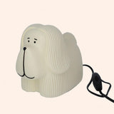 36373 lampe chien terrier blanc bd04