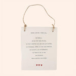 36613 plaque ceramique dans notre famille bd 20 281 29
