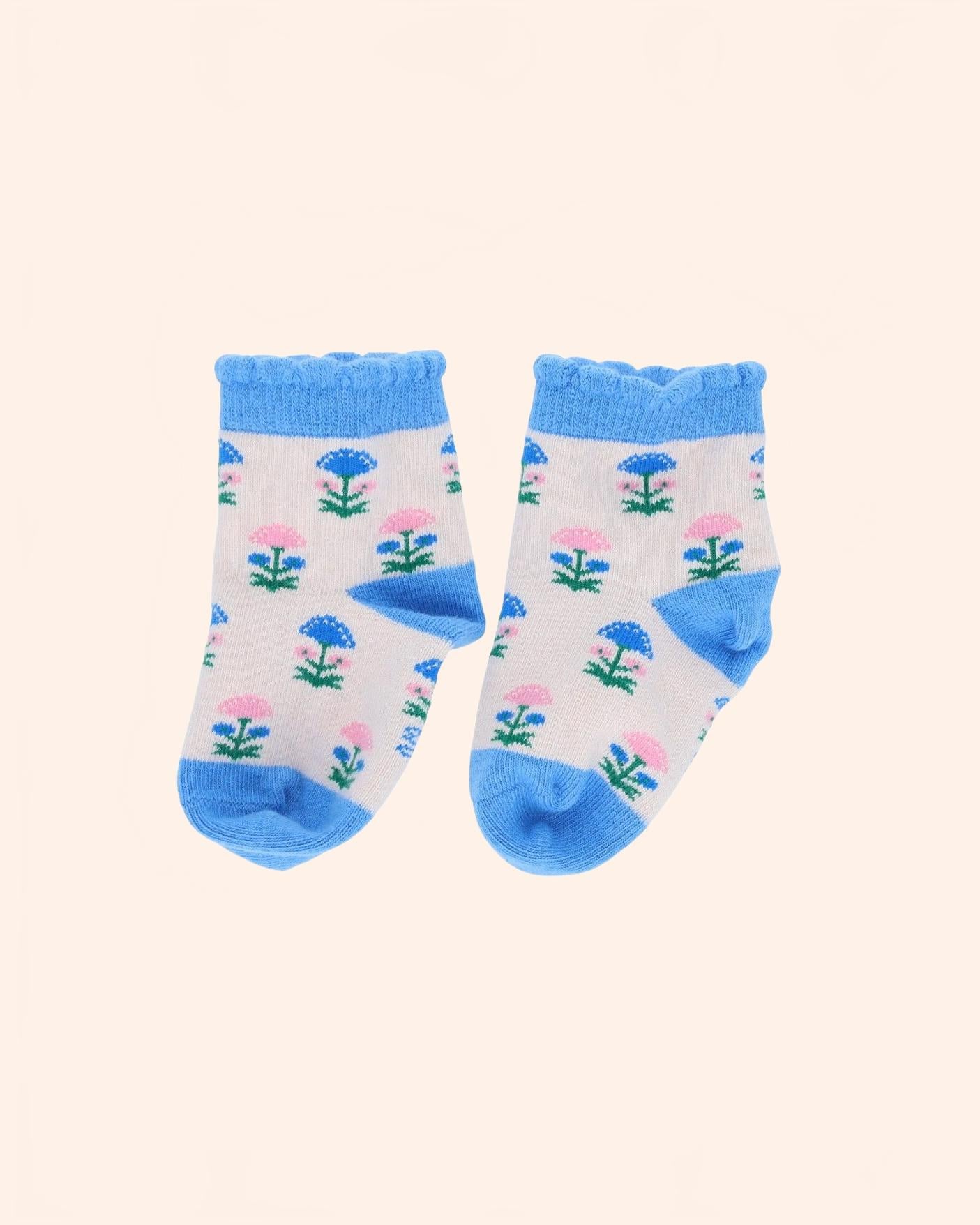 38609 chaussettes bebe fleurs 0 9m joli paon bd02 1