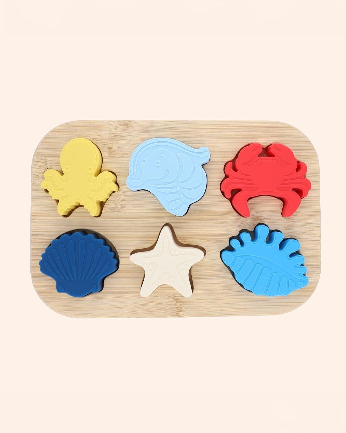 38814 puzzle silicone bois animaux petit matelot bd02