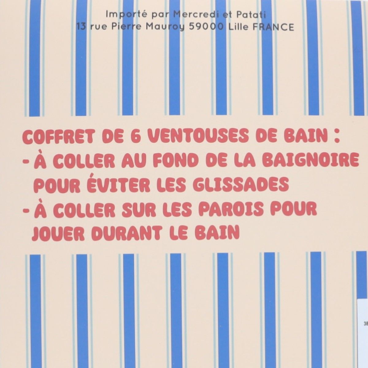 38816 6 ventouses bain petit matelot bd03