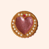 39201 boite indienne ronde coeur rose 3 