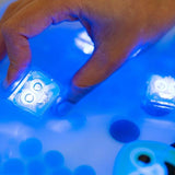 4 cubes lumineux blair bleu 3