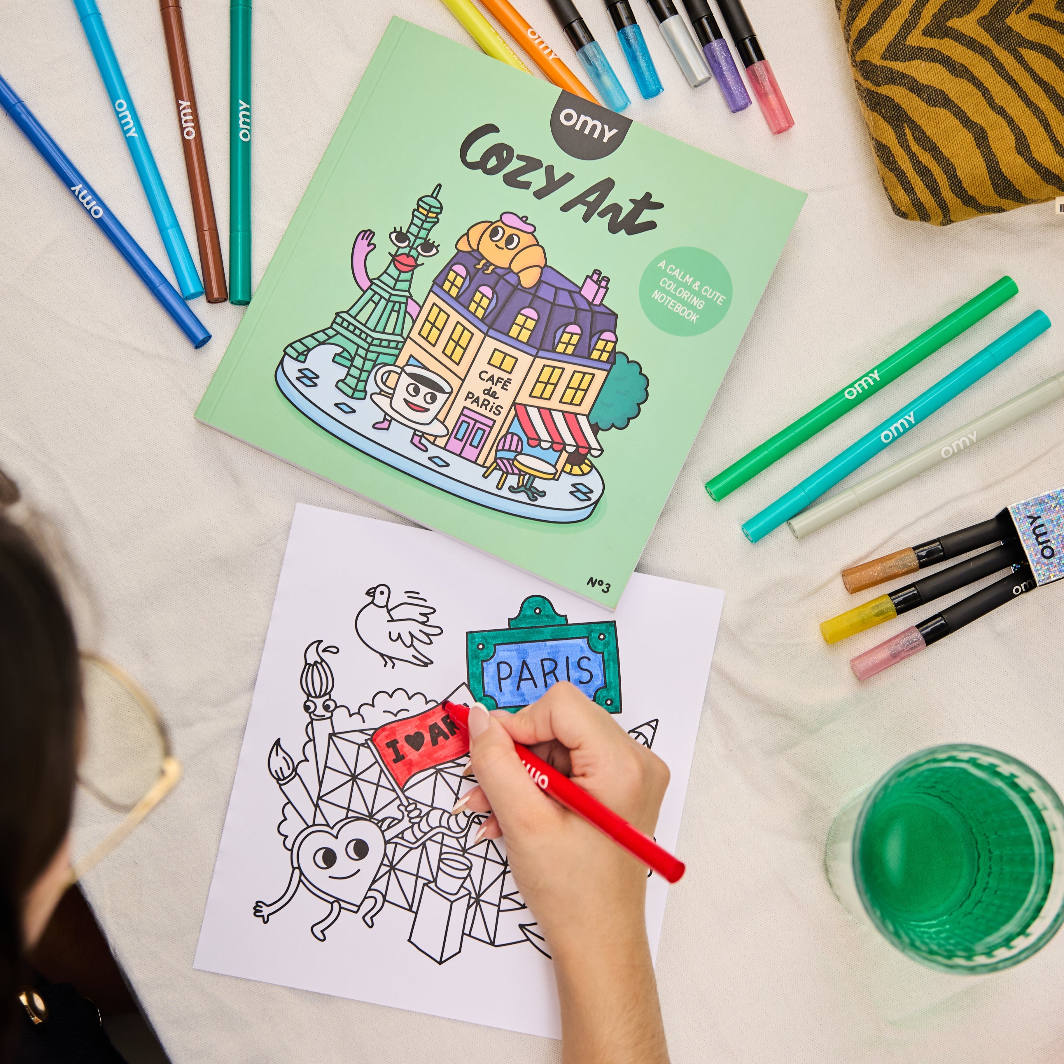 COZY ART COZ03 PARIS COLORIAGE coloriage