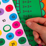 OMY school activite multiplication autocollants Atelier Kumo