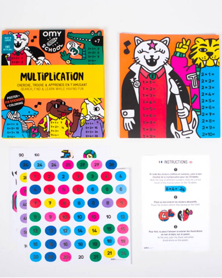 OMY school activite multiplication enfants Atelier Kumo