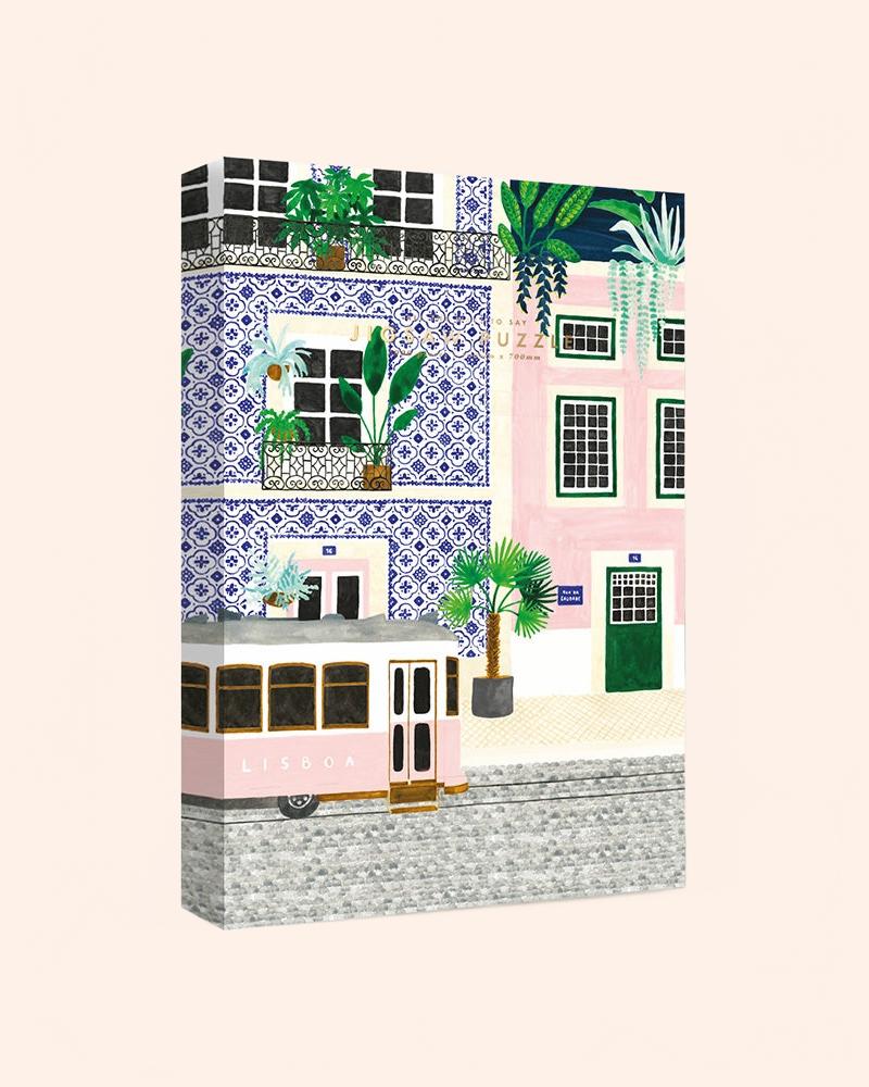 all the ways to say 1000 piece puzzle lisboa lisbon tram tiles