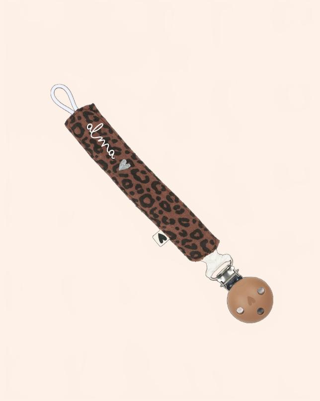 attache tetine gaze leopard marron 2520 25281 2529