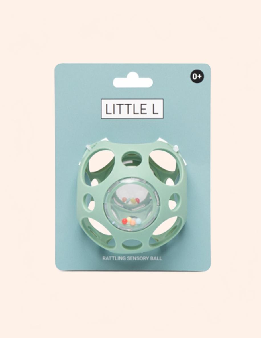 balle sensorielle verte little l12345