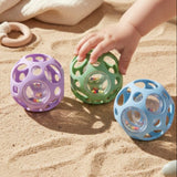 balle sensorielle verte little l123456