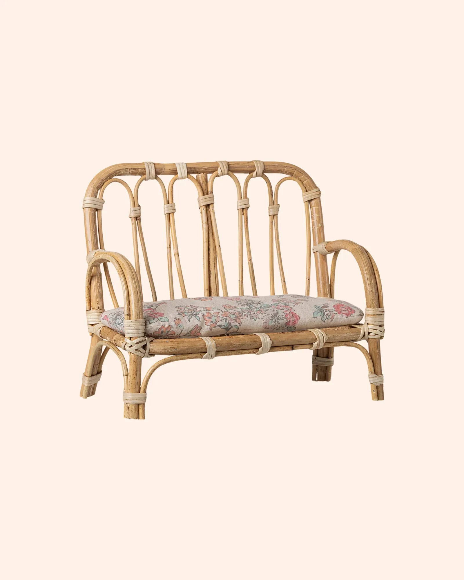 banc en rotin   maileg 1