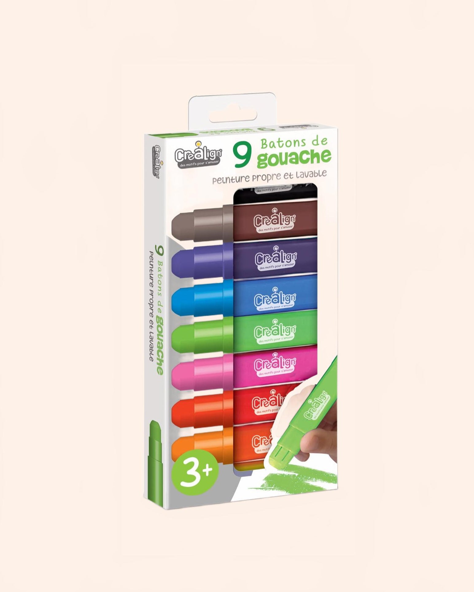 batons de gouache