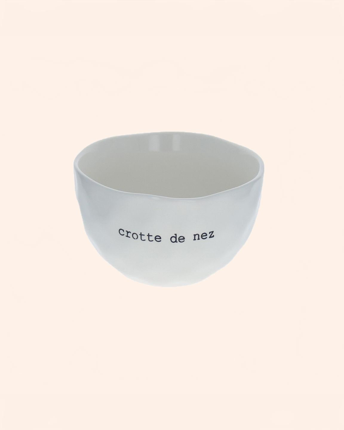 bol ceramique crotte de nez