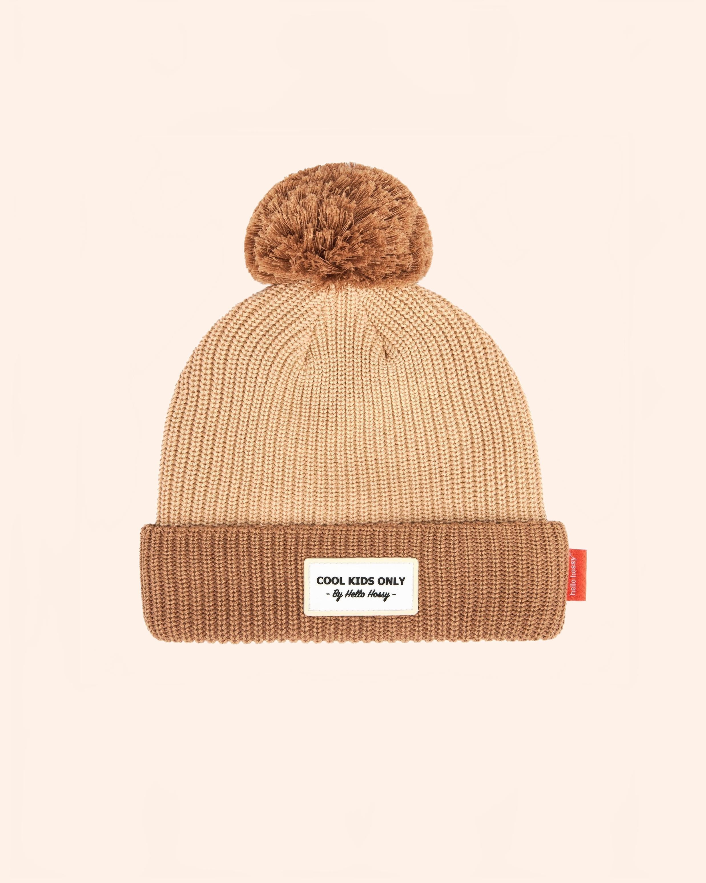 bonnet color block coffee enfants bebes cool kids only hello hossy 399759