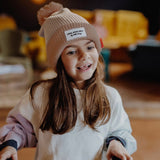 bonnet color block coffee enfants bebes cool kids only hello hossy 870891