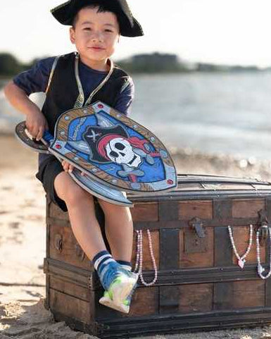 bouclier pirate captaine skully en mousse great pretenders