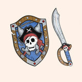 bouclier pirate captaine skully en mousse great pretenders