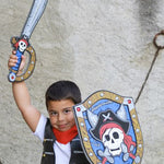 bouclier pirate captaine skully en mousse great pretenders
