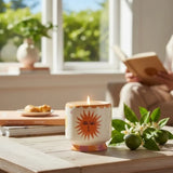 bougie parfumee decorative fleur oranger motif soleil paddywax  1 