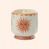 bougie parfumee decorative fleur oranger motif soleil paddywax
