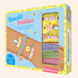 bracelet bresilien   5 bracelets   bleu vert rose   auzou 1