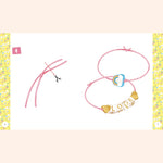 bracelet bresilien   5 bracelets   bleu vert rose   auzou 3