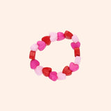 bracelet multicoeurs rose rouge   le petit souk 1