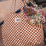cabas xxl damier coeur 1