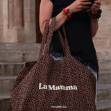 cabas xxl la mamma leopard marron 2