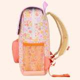 cartable ecole enfants imprime fleurs format carre hello hossy