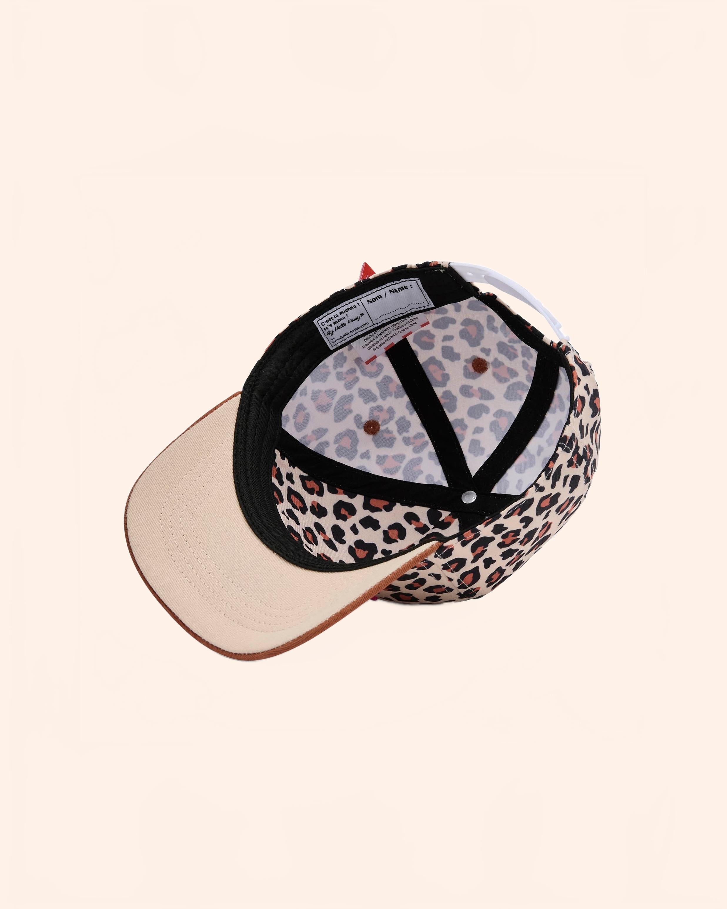 casquette enfants bebes cool kids only imprime leopard 7 hello hossy