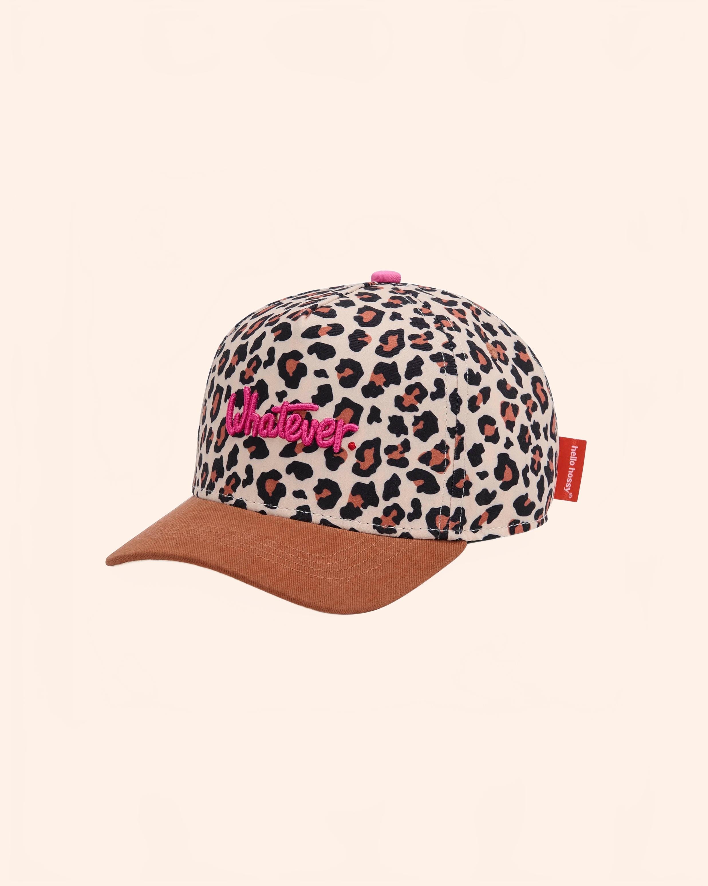 casquette enfants bebes unisexe imprime leopard 7 hello hossy