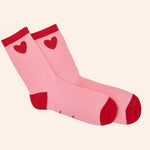 chaussettes adulte rose rouge 20 282 29