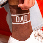 chaussettes marron homme papa best dad 5