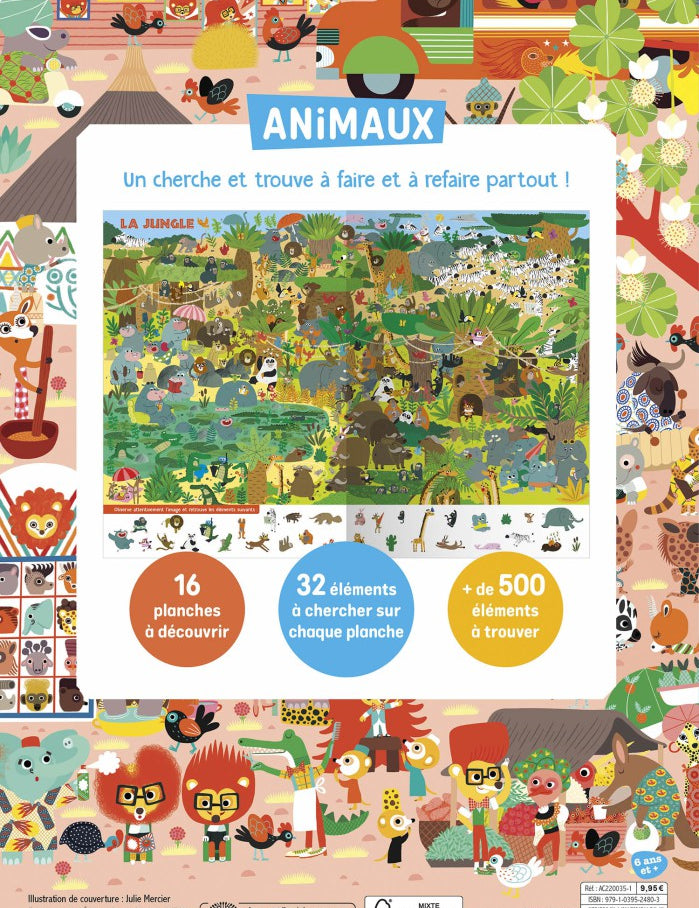 cherche trouve animaux   auzou 4