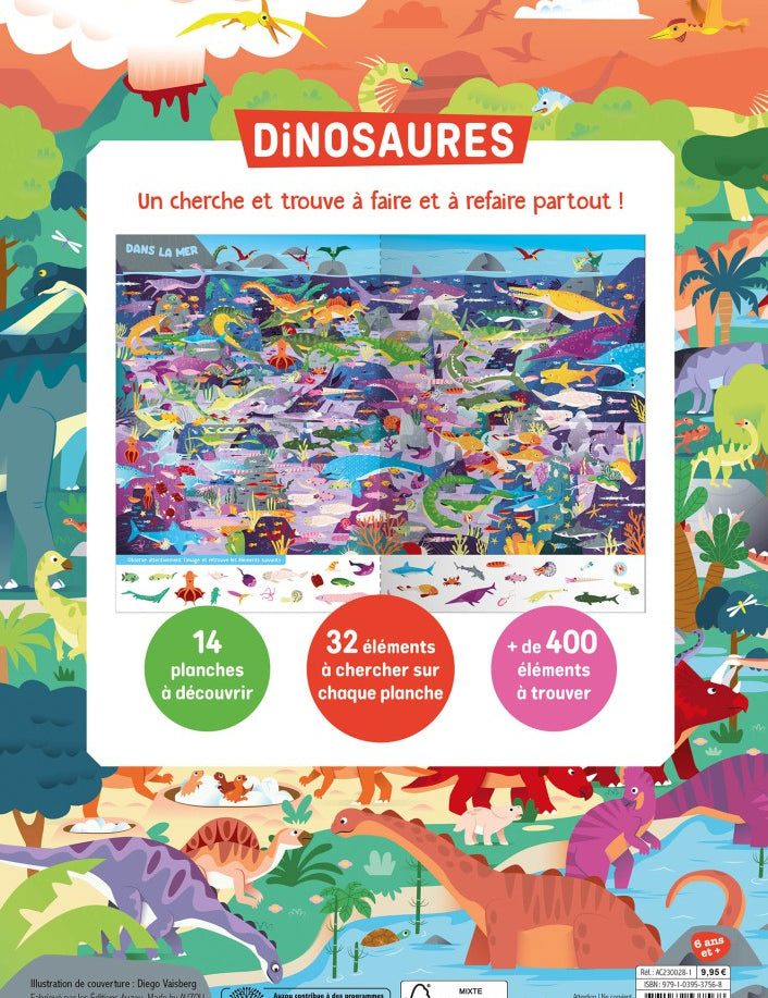 cherche trouve dinosaures   auzou 4