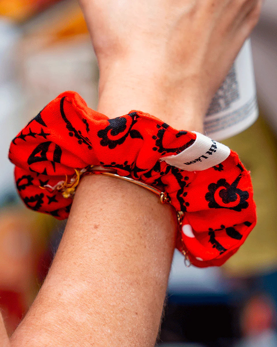 chouchou bandana rouge mon petit leon 1