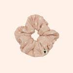 chouchou gaze coton beige petits coeurs   atelier wagram 1